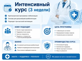 Реабилитация за 21 день в Кургане