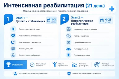 Реабилитация за 21 день в Кургане